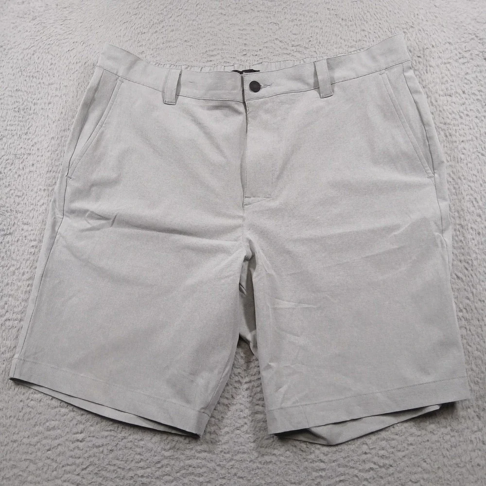 Banana Republic Core Temp Shorts Men's 38 Performance Stretch Grey‎